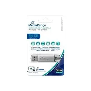 MediaRange Kombo-Speicherstick 64 GB, USB-Stick