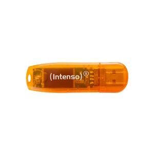 Intenso, INTENSO USB-Stick Rainbow Line 64GB 3502490 USB 2.0 orange