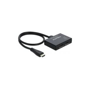 DeLock, Delock 87747 HDMI-Splitter LED-Anzeige Schwarz