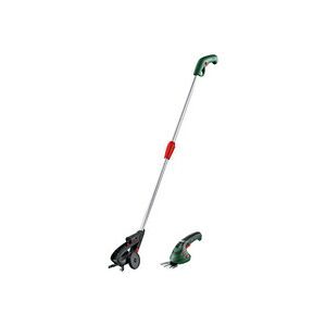 Bosch Home and Garden, Bosch Home and Garden 0600833109 Isio Akku Grasschere, Teleskopstiel inkl. Akku, inkl. Ladegerät, mit Verlängerung,