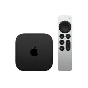 Apple, Apple -  TV,  TV 4K WiFi + Ethernet with 128GB Storage, Black