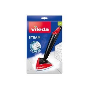Vileda, Vileda Steam Microfibre – Wischbezug/Ersatzbürste – weiss
