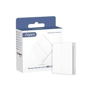 Aqara, Aqara - Kabelloser Funkschalter H1 HomeKit (Doppelwippe), Weiss