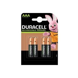 DURACELL, DURACELL Recharge Ultra PreCharged DX2400 AAA, 850 mAh, 1.2V 4 St&uuml;ck