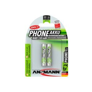 ANSMANN, Ansmann DECT maxE HR03 Micro (AAA)-Akku NiMH 550 mAh 1.2 V 2 St.