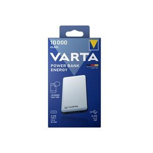 VARTA, Varta Power Bank Energy 10000 Powerbank 10000 mAh LiPo USB-C® Weiß/Schwarz Statusanzeige