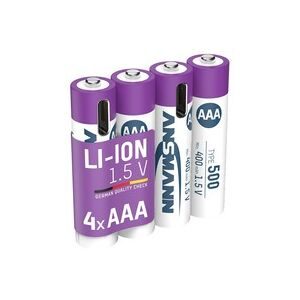 ANSMANN, Ansmann LR03 USB-C USB-C® Akku Li-Ion 500 mAh 1.5 V 4 St.