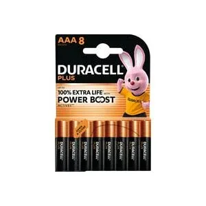 DURACELL, Duracell Plus Power Boost Micro (AAA)-Batterie Alkali-Mangan 1.5 V 8 St.
