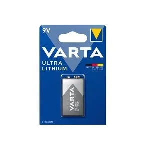 VARTA, Varta LITHIUM 9V Bli 1 9 V Block-Batterie Lithium 1200 mAh 9 V 1 St.