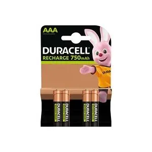 DURACELL, Duracell Batterien Rechargeable Plus AAA 4 Stück