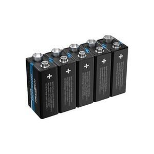 ANSMANN, Ansmann Lithium Industrial 6LR61 9 V Block-Batterie Lithium 1200 mAh 9 V 5 St.