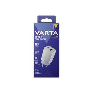 VARTA, Varta Speed Charger 38 W USB Ladegerät 38 W 1x USB-A, 1x USB-C® Innenbereich