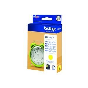 Brother, BROTHER Tintenpatrone XL yellow LC-125XLY DCP-J4110DW 1200 Seiten