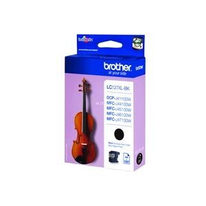 Brother, BROTHER Tintenpatrone XL schwarz LC-127XLBK DCP-J4110DW 1200 Seiten