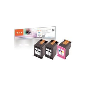 Peach, Peach HP 302 3 Druckköpfe (2*bk, col) ersetzt HP No. 302, F6U66AE, F6U65AE für z.B. HP Envy 4524 e-All-in-One, HP OfficeJet 5232, HP OfficeJet 3833