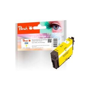 Peach, Peach E34 Druckerpatrone ye ersetzt Epson T3464, No. 34 y, C13T34644010 für z.B. Epson WorkForce Pro WF -3700, Epson WorkForce Pro WF -3720 DW