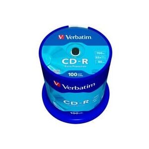 Verbatim, Verbatim CD-Rohlinge Extra Protection 700 MB 100 Stück