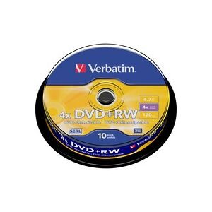 undefined, Verbatim DVD+RW 4.7 GB, Spindel (10 Stück)