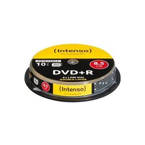 Intenso, INTENSO DVD+R Cake Box 8.5GB 4381142 8X DL print. 10 PCS
