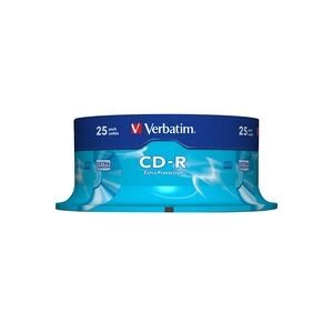 Verbatim, Verbatim CD-Rohlinge Extra Protection 52x 700 MB 25 Stück