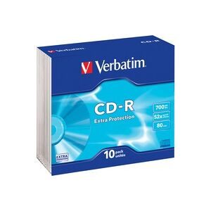 Verbatim, Verbatim CD-R Extra Protection 52x 700 MB 10 Stück