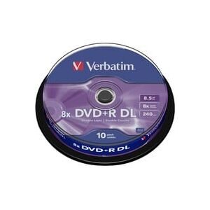 Verbatim, Verbatim 43666 DVD+R DL Rohling 8.5 GB 10 St. Spindel