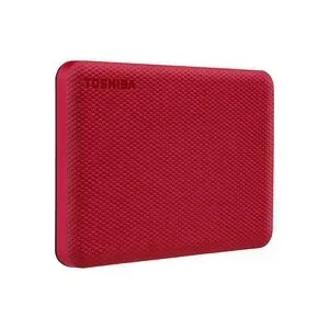 Toshiba, TOSHIBA -  HDD CANVIO Advance 4TB HDTCA40ER3CA USB 3.2 Gen 1, 2.5 inch red, Rot Bunt, 4 TB