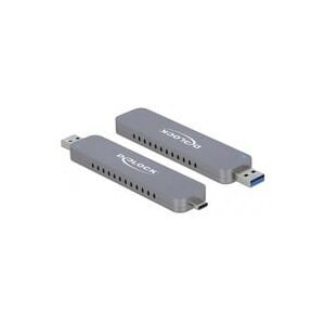 undefined, Delock Externes Gehäuse USB-A/C - NVME M.2 SSD