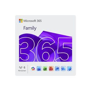 Microsoft, MICROSOFT Bürotechnik 365 Family, deutsch