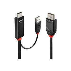 LINDY, LINDY Monitor Adapter [1x HDMI-Stecker, USB 3.2 Gen 1 Stecker A (USB 3.0) - 1x DisplayPort Stecker] 41499 2 m
