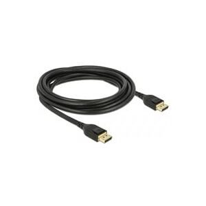 DeLock, Delock DisplayPort Anschlusskabel DisplayPort Stecker 3 m Schwarz 85661 vergoldete Steckkontakte, verdrillt, dreifach