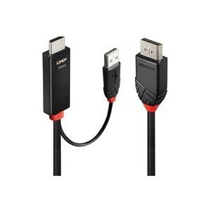 LINDY, LINDY Monitor Adapter [1x HDMI-Stecker, USB 3.2 Gen 1 Stecker A (USB 3.0) - 1x DisplayPort Stecker] 41500 3 m