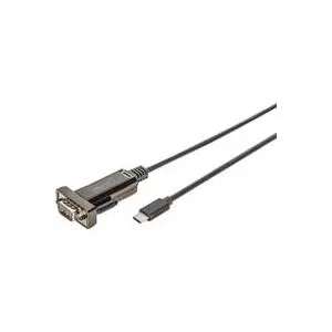 Digitus, Digitus USB-C®, Seriell Adapter [1x USB-C® Stecker - 1x RS232-Stecker] DA-70166 1.00 m