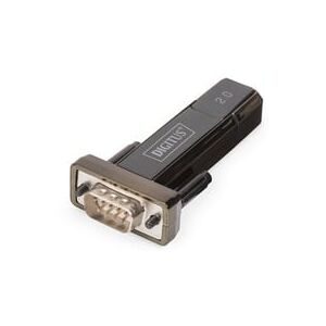 Digitus, Digitus -  USB2.0 Seriell-Adapter, Schwarz