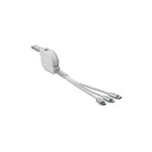 undefined, Delock USB 2.0-Kabel USB A – Lightning/Micro-USB B/USB C 0.82 m