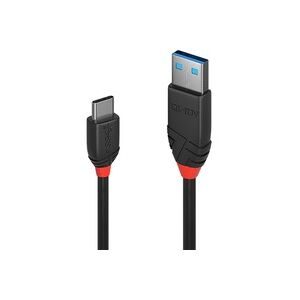 LINDY, LINDY USB-Kabel USB 3.2 Gen1 USB-C® Stecker, USB-A Stecker 0.50 m Schwarz 36915