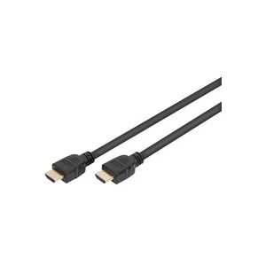 Digitus, Digitus HDMI Anschlusskabel HDMI-A Stecker, HDMI-A Stecker 5.00 m Schwarz AK-330124-050-S 8K UHD, vergoldete