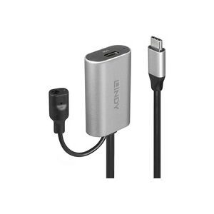 LINDY, LINDY USB-Kabel USB 3.2 Gen1 USB-C® Stecker, USB-C® Buchse 5.00 m Schwarz Aktiv mit Signalverstärkung 43271