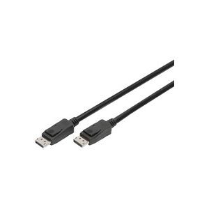 Digitus, Digitus DisplayPort Anschlusskabel DisplayPort Stecker, DisplayPort Stecker 2.00 m Schwarz AK-340106-020-S 8K UHD,