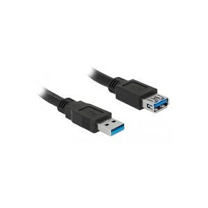 DeLock, Delock USB-Kabel USB 3.2 Gen1 USB-A Stecker, USB-A Buchse 1.00 m Schwarz vergoldete Steckkontakte 85054