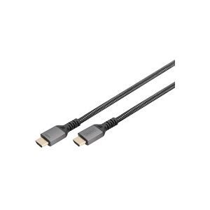 Digitus, Digitus HDMI Anschlusskabel HDMI-A Stecker 2 m Schwarz DB-330200-020-S 8K UHD, Aluminium-Stecker, Audio Return Channel,