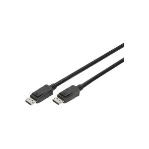 Digitus, Digitus DisplayPort Anschlusskabel DisplayPort Stecker, DisplayPort Stecker 3.00 m Schwarz AK-340106-030-S vergoldete