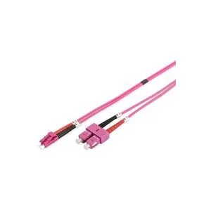 Digitus LWL Patchkabel, Duplex, LC > SC Stecker, Multimode OM4