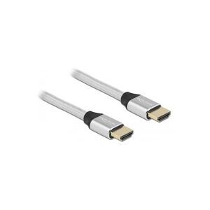 undefined, Delock Kabel 8K 60Hz HDMI - HDMI, 0.5 m, Silber
