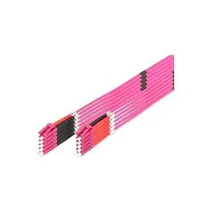 Digitus, Digitus DK-2533-05-4 Glasfaser LWL Anschlusskabel 5.00 m Violett [1x LC-Stecker - 1x LC-Stecker] 50/125 µ Multimode OM4