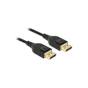 DeLock, Delock DisplayPort Anschlusskabel DisplayPort Stecker 2 m Schwarz 85660 vergoldete Steckkontakte, verdrillt, dreifach