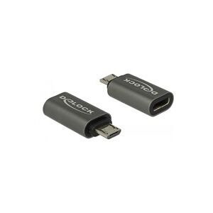 DeLock, Delock USB 2.0 Adapter [1x USB 2.0 Stecker Micro-B - 1x USB-C® 3.1 Buchse] 65927 0 mm