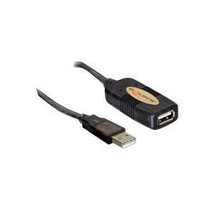 DeLock, Delock USB-Kabel USB 2.0 USB-A Stecker, USB-A Buchse 5.00 m Schwarz 82308