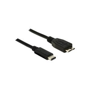 DeLock, Delock USB-Kabel USB 3.2 Gen1 USB-C® Stecker, USB-Micro-B 3.0 Stecker 1.00 m Schwarz 83677