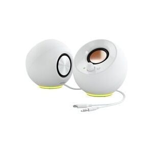 Creative, Creative Pebble RGB 2.0 PC-Lautsprecher Kabelgebunden 4.4 W Weiß